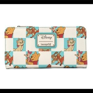 Disney Loungefly Classic checkered: Winnie the Pooh, Fox & Hound, Marie